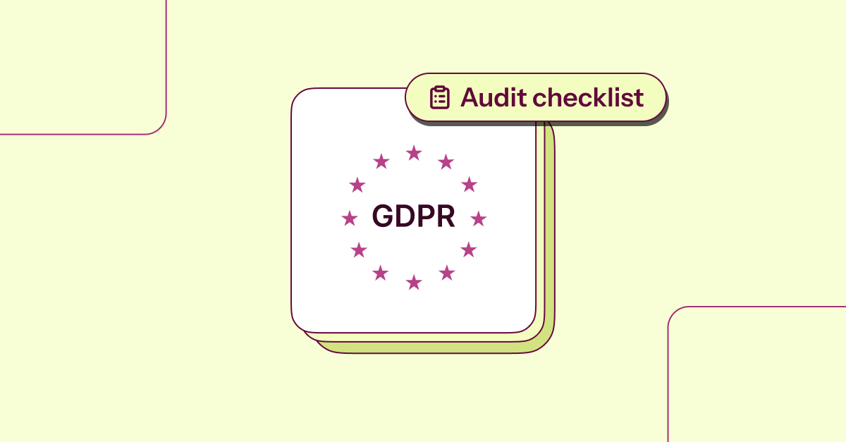 GDPR audit checklist