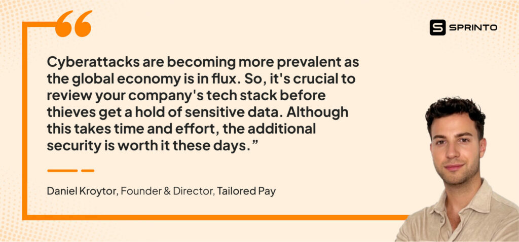 Daniel Kroytor, Founder & Director, Tailored Pay
