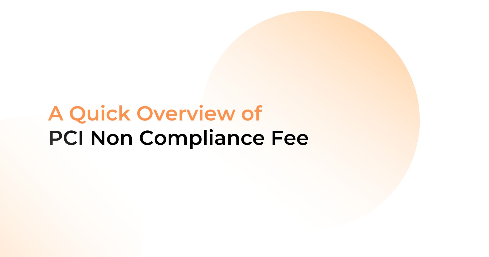 PCI Non Compliance Fee