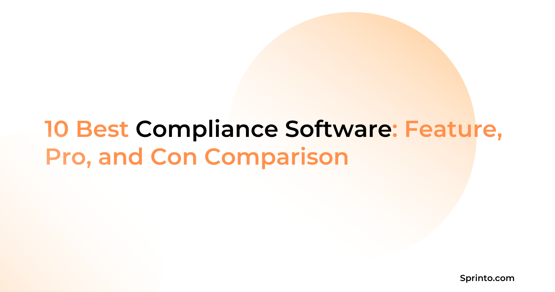 Top 10 Compliance Software in 2023