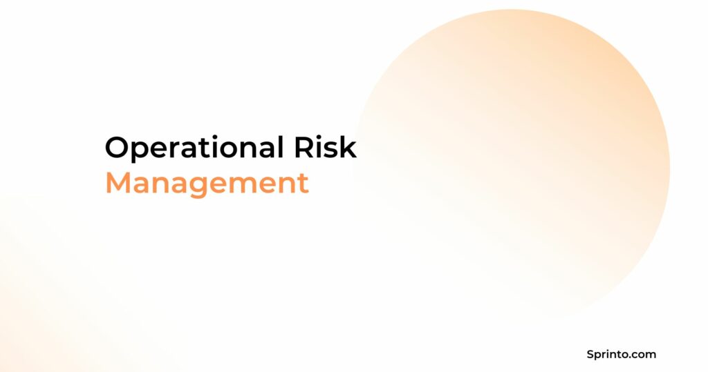 Operational Risk Management