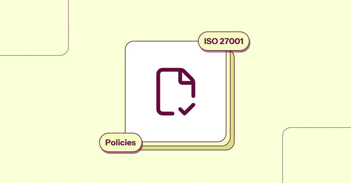 ISO 27001 policies