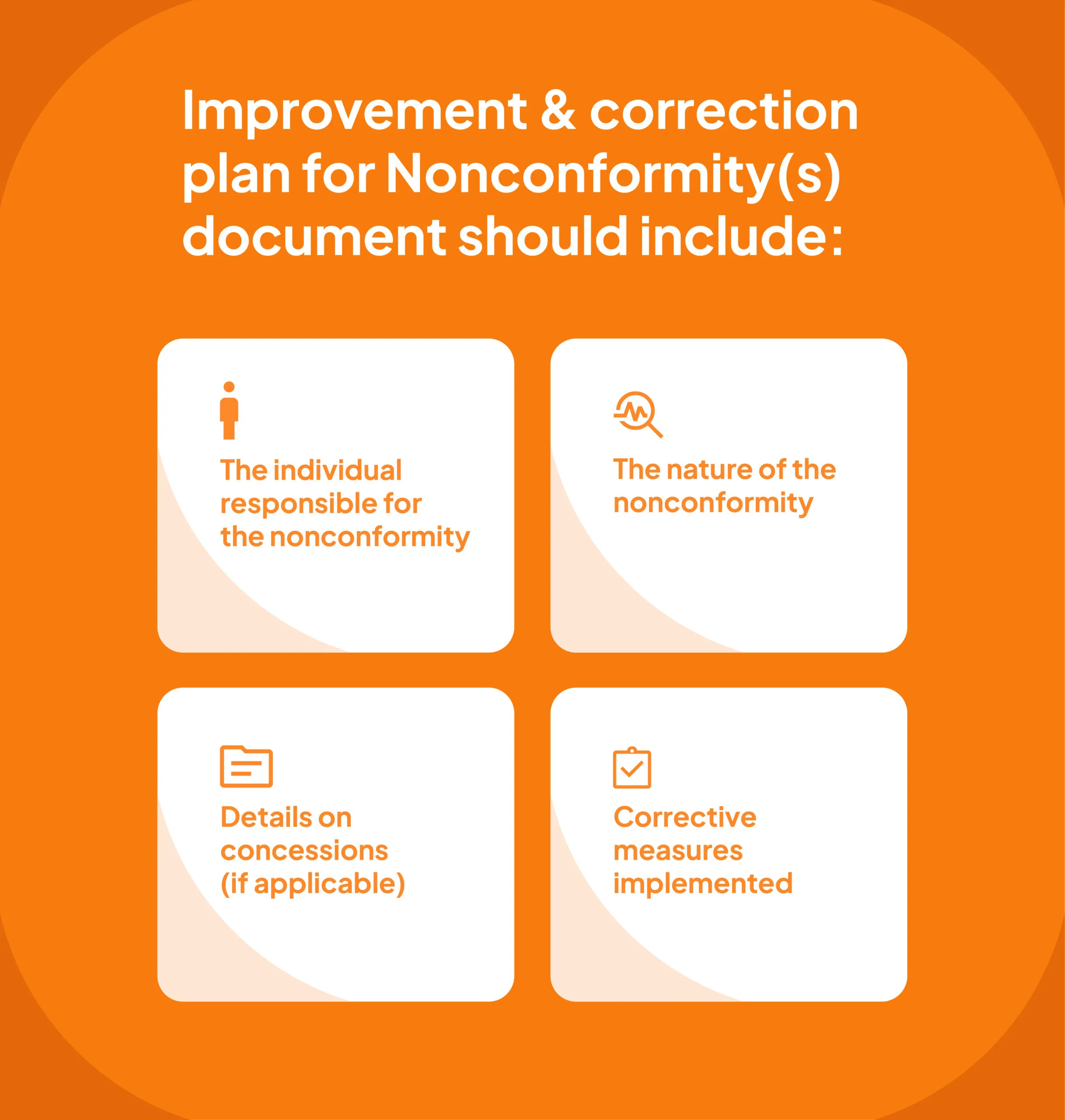 Clause 10: Improvement & correction plan for Nonconformity