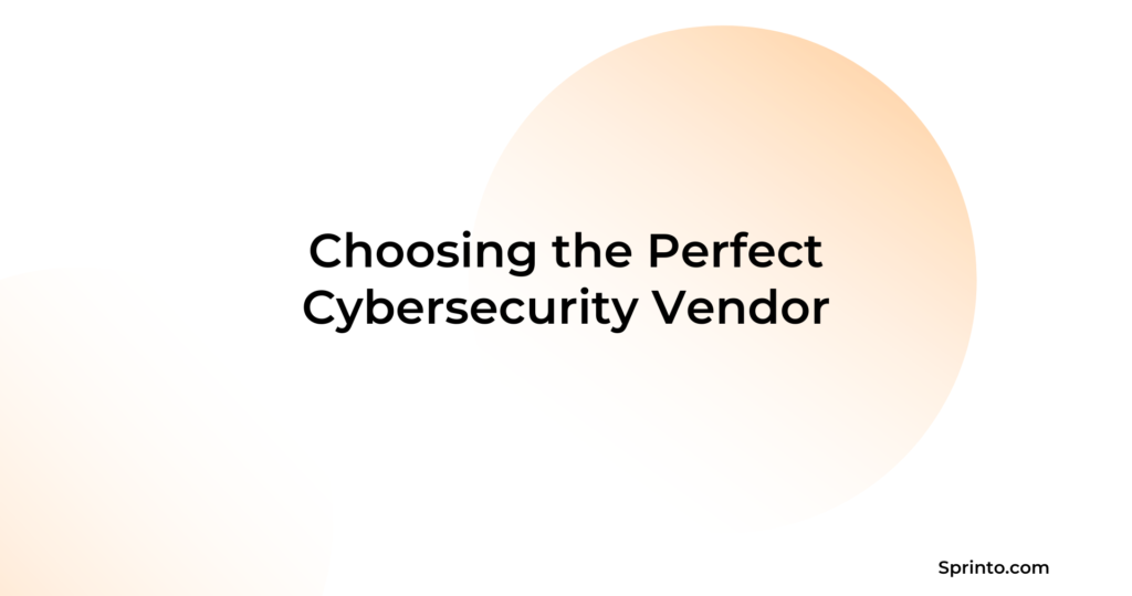 Cybersecurity vendor
