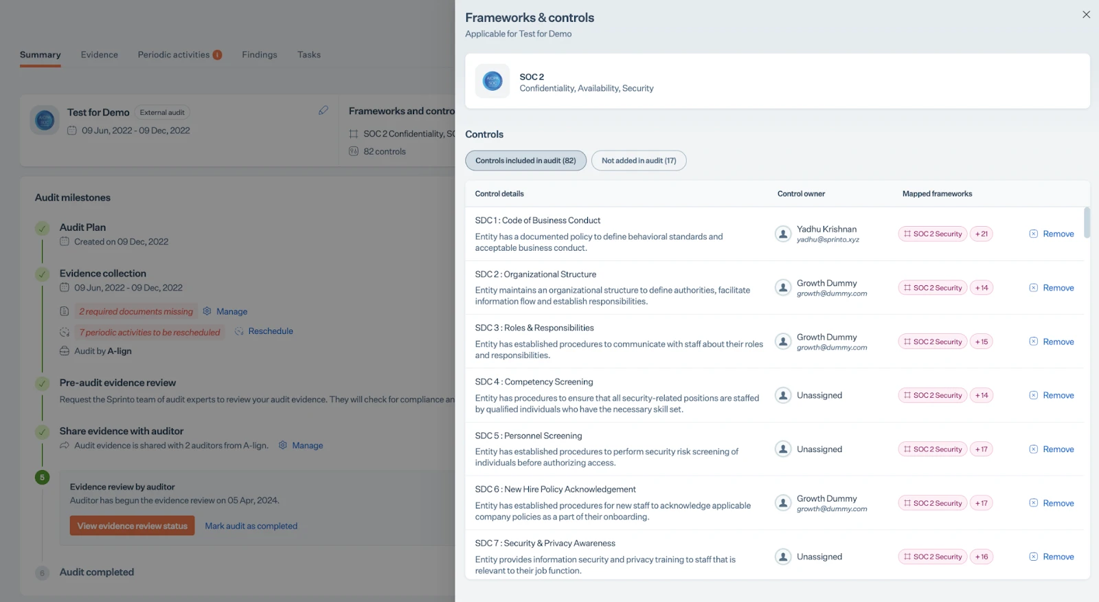 Frameworks & Controls