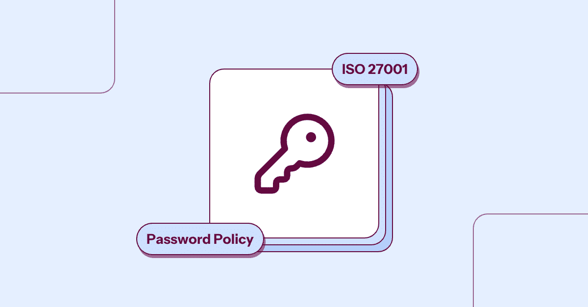 ISO 27001 Password policy