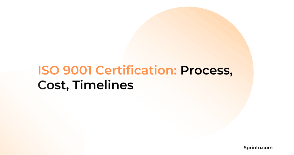 ISO 9001 Certification