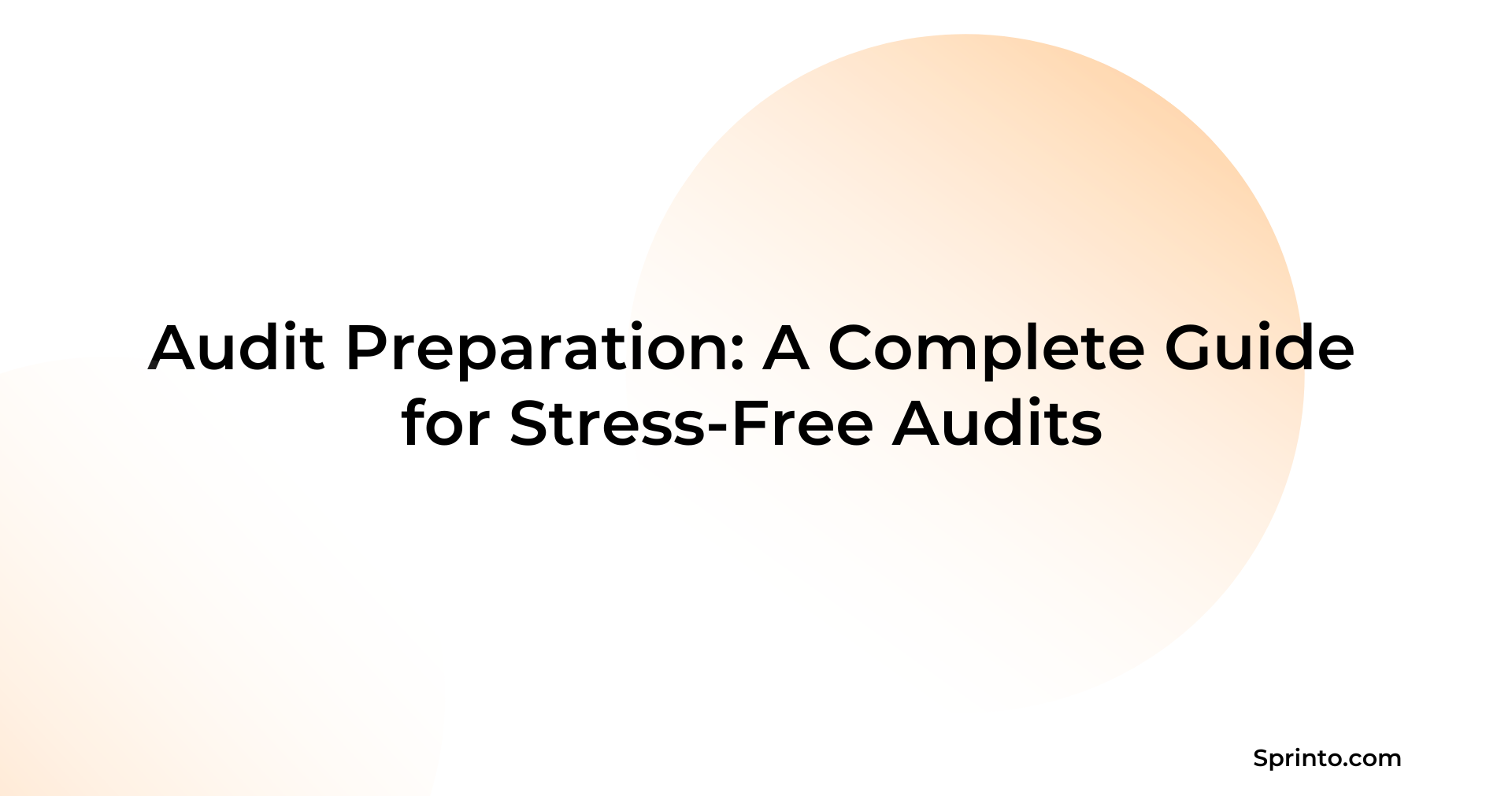 Audit Preparation