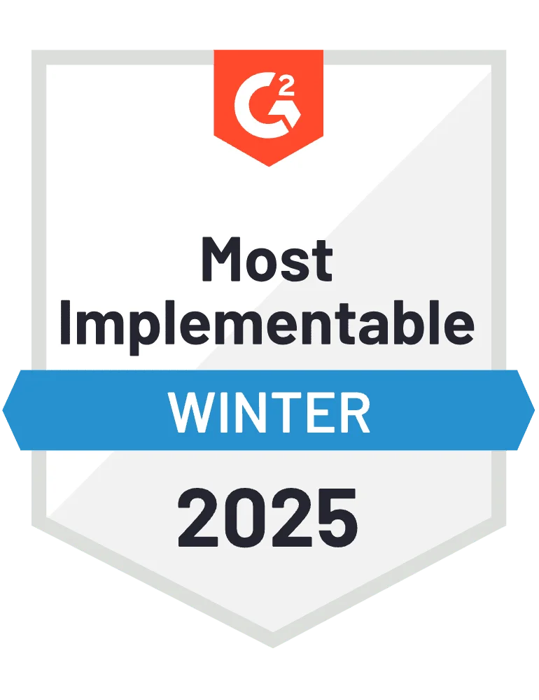G2 most implementable winter 2025 - Sprinto