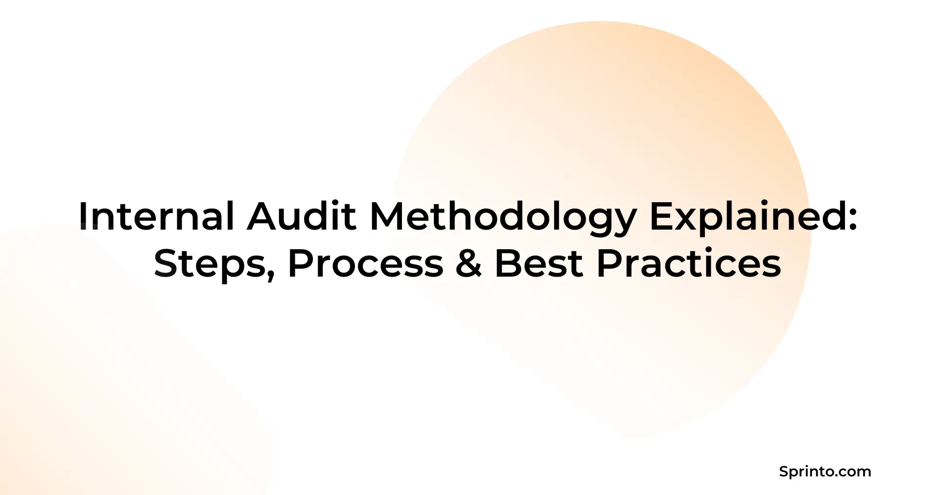 internal audit methodology