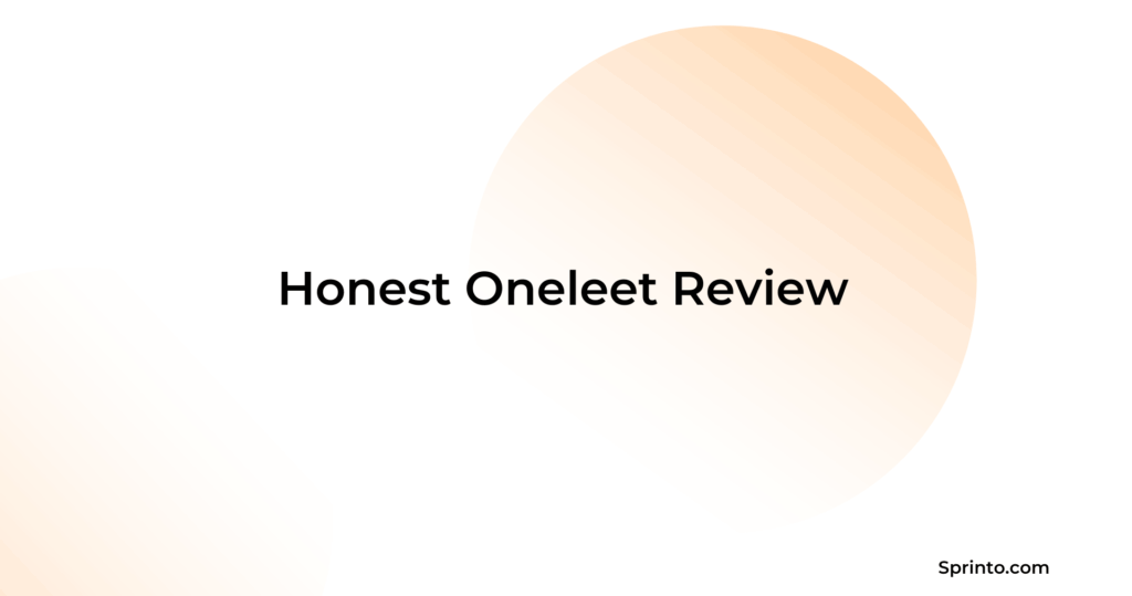 Honest Oneleet Review