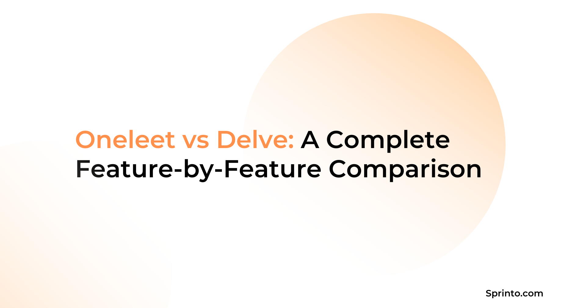 Oneleet vs Delve