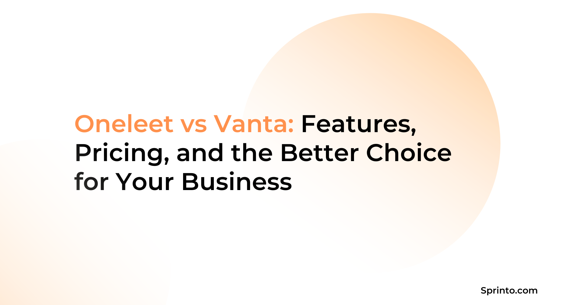 Oneleet vs Vanta