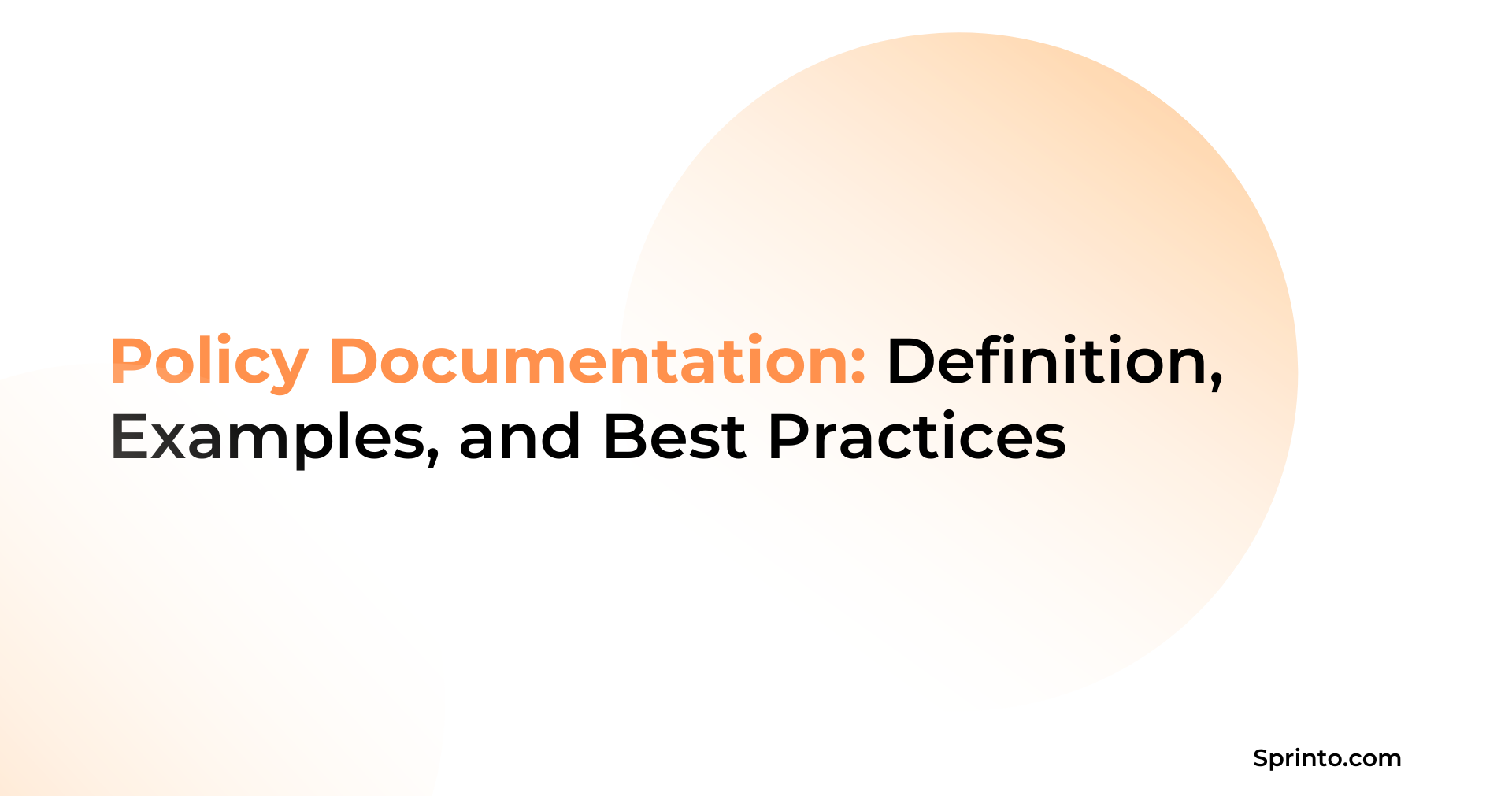 Policy Documentation