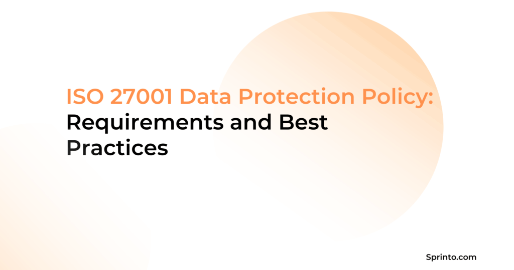 ISO 27001 Data Protection Policy