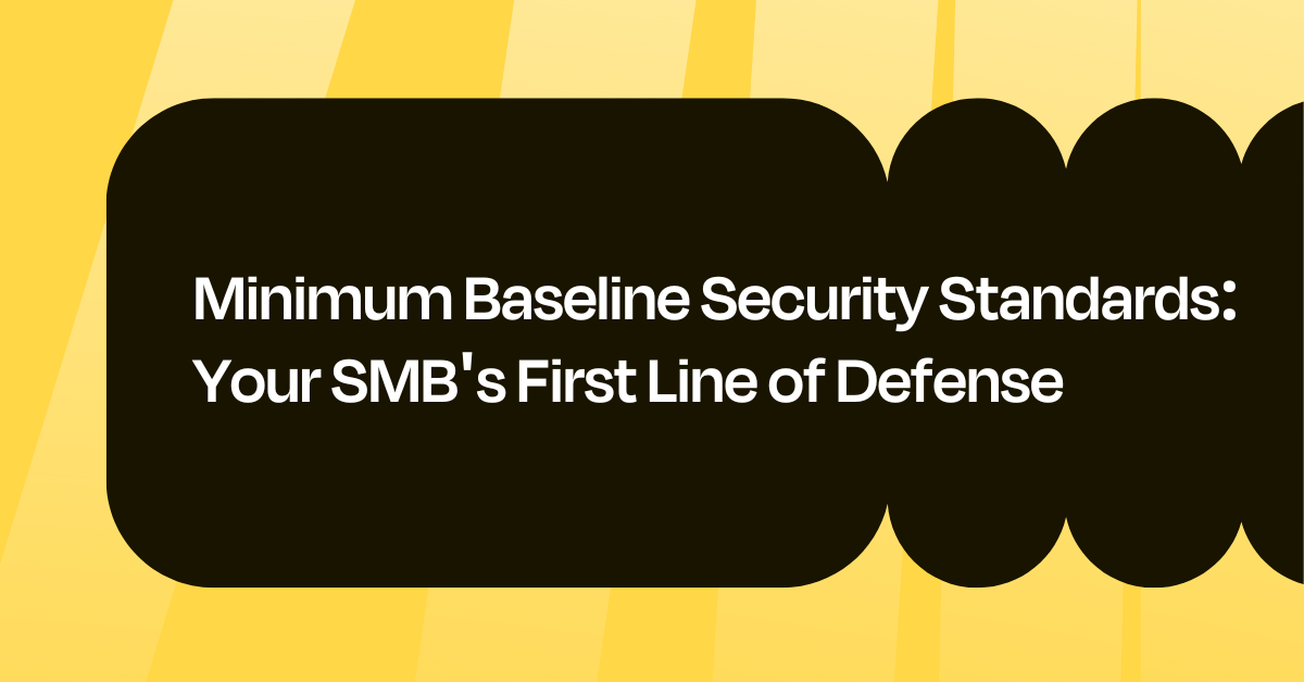Minimum baseline security standard