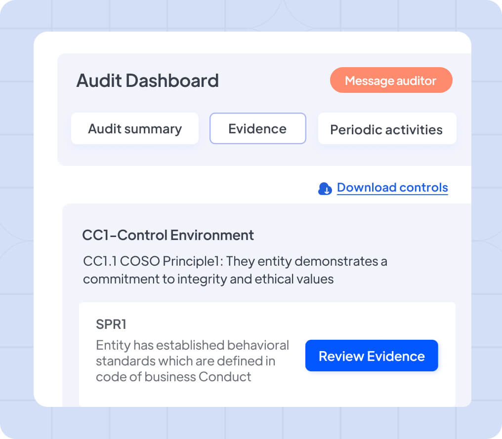sprinto-audit-dashboard