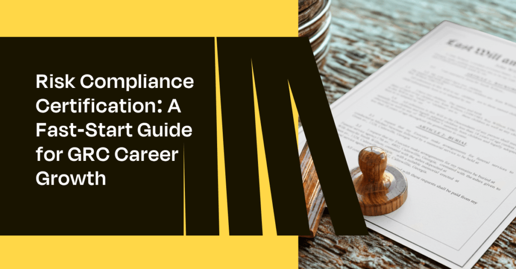 Risk Compliance Certification