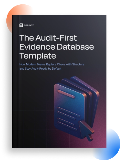 The audit-first evidence database template