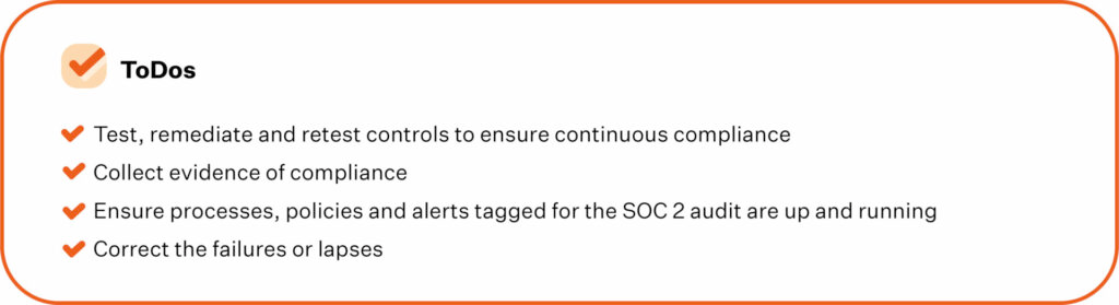 SOC 2 Compliance continuous monitoring