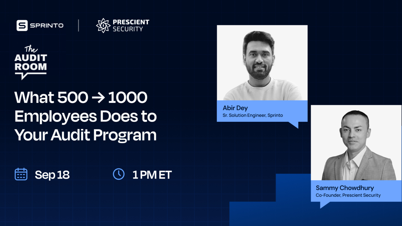 How Scaling from 500 to 1000 Employees Impacts Your Audit Program | Audit Room Ep 2