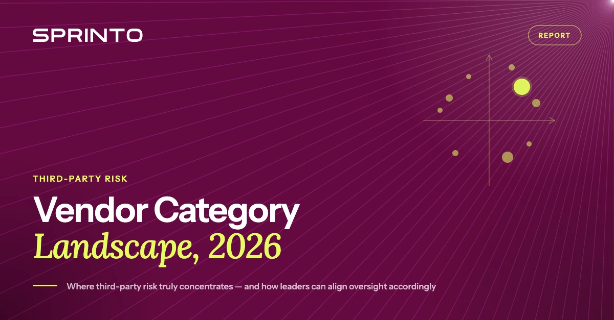 Third-Party Risk: Vendor Category Landscape, 2026

