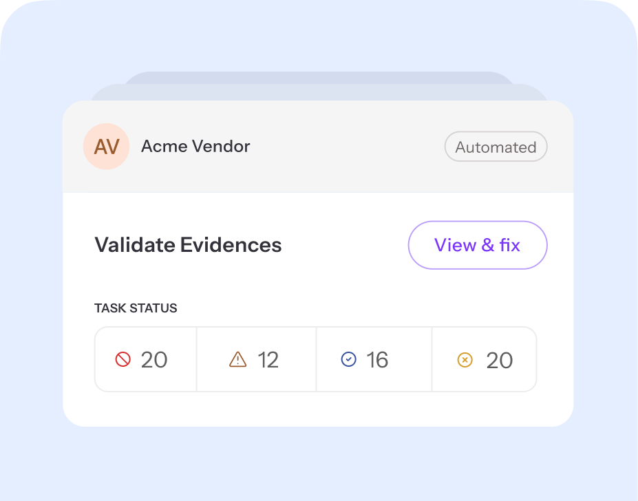 vrm Smart Evidence Validation