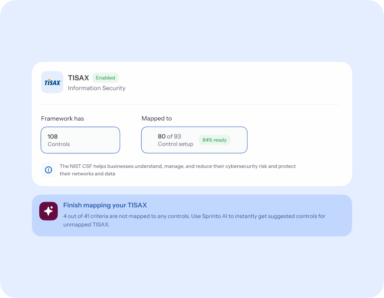 An adaptive TISAX program