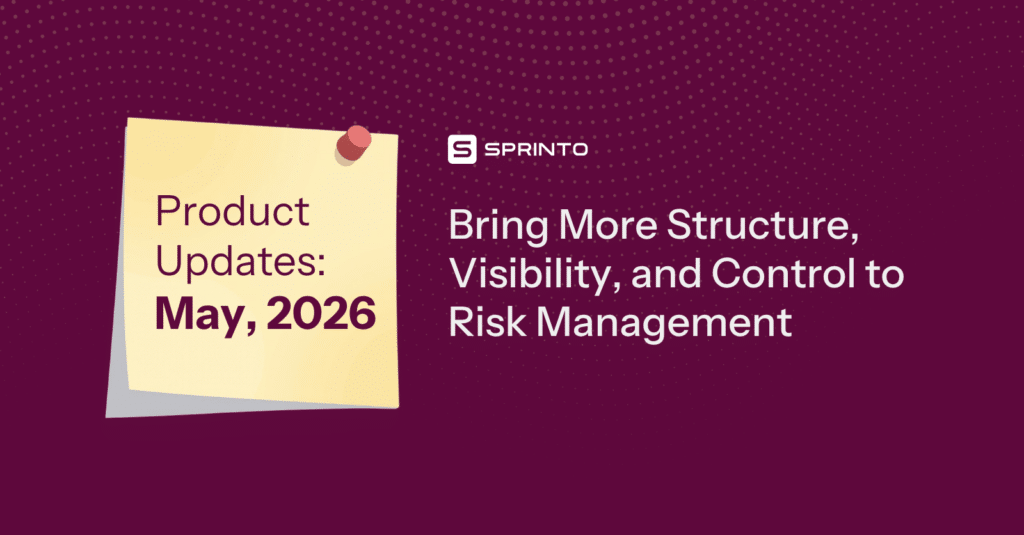 Sprinto Product Updates May 2026