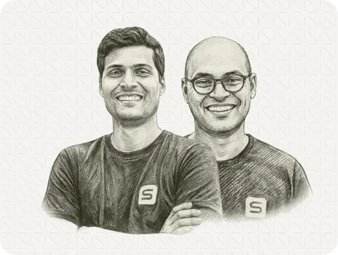 Founders Raghu and Girish