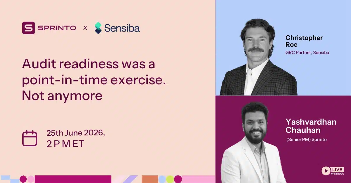 Audit readiness was a point-in-time exercise. Not anymore