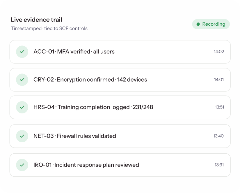 live-evidence-trail
