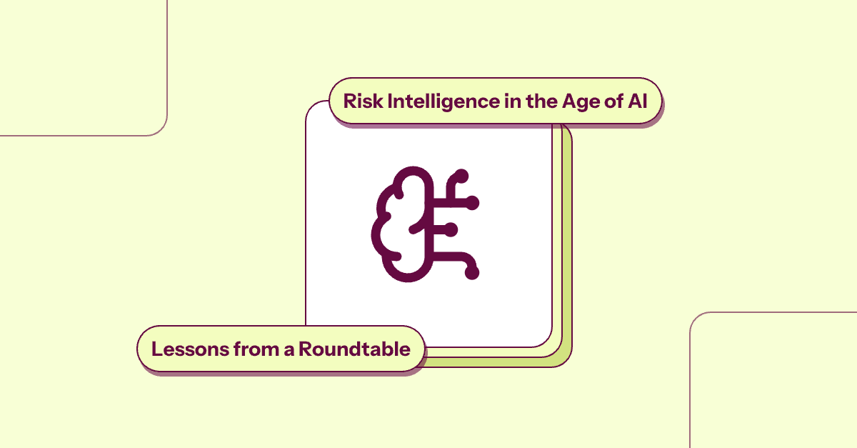 Risk Intelligence in the Age of AI